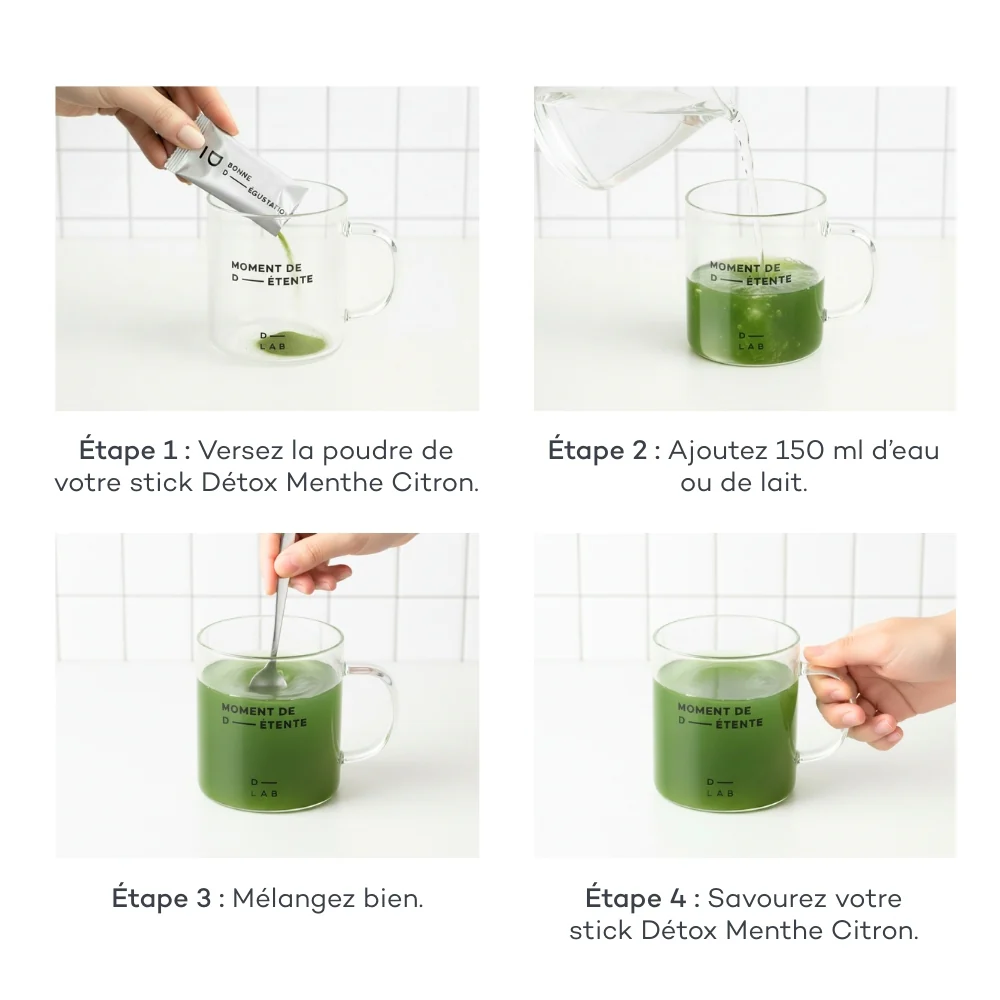 SOLDES - Coffret Noël Boisson Détox - Menthe Citron - Image 5