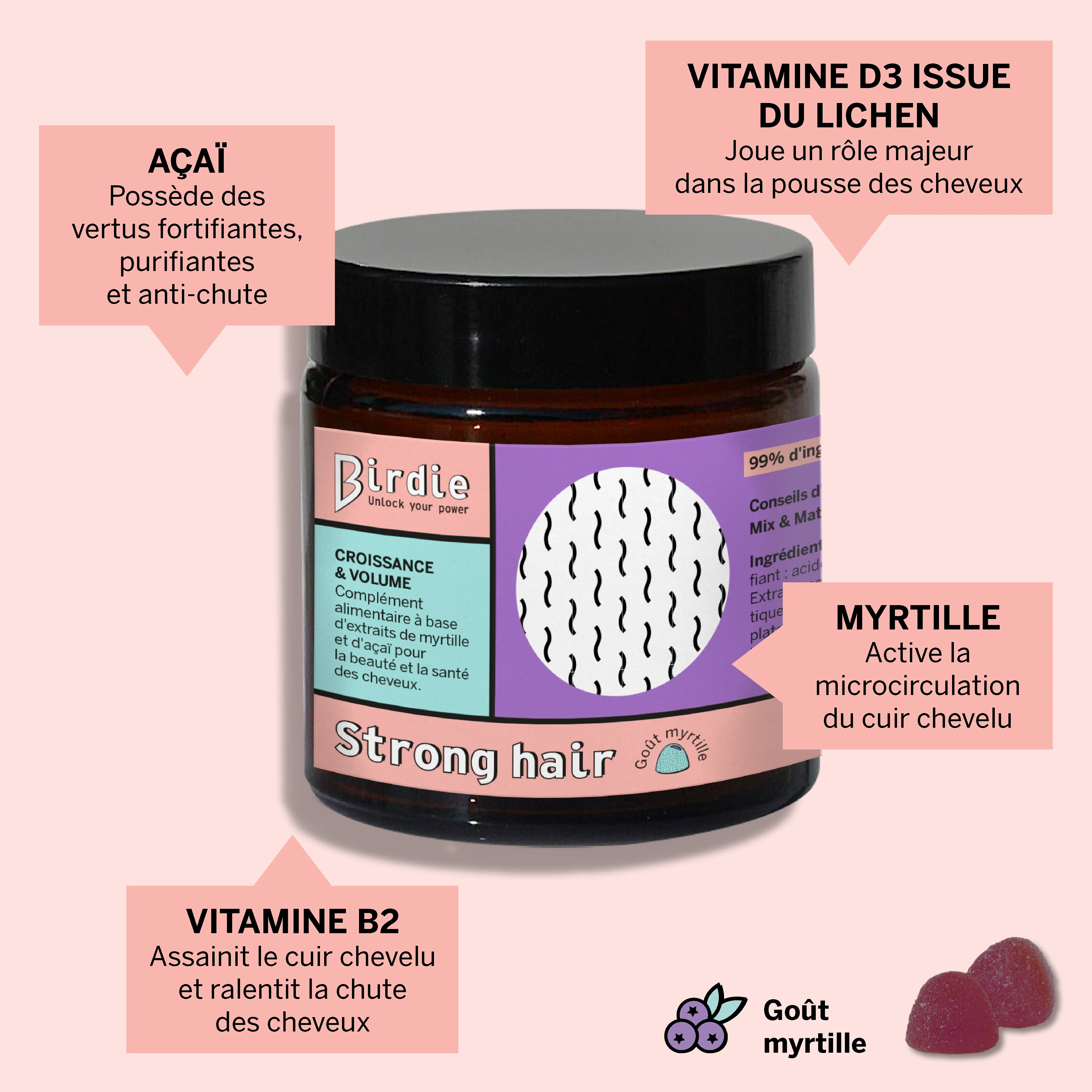 Strong Hair 5 jours offert - Gummies - Image 3