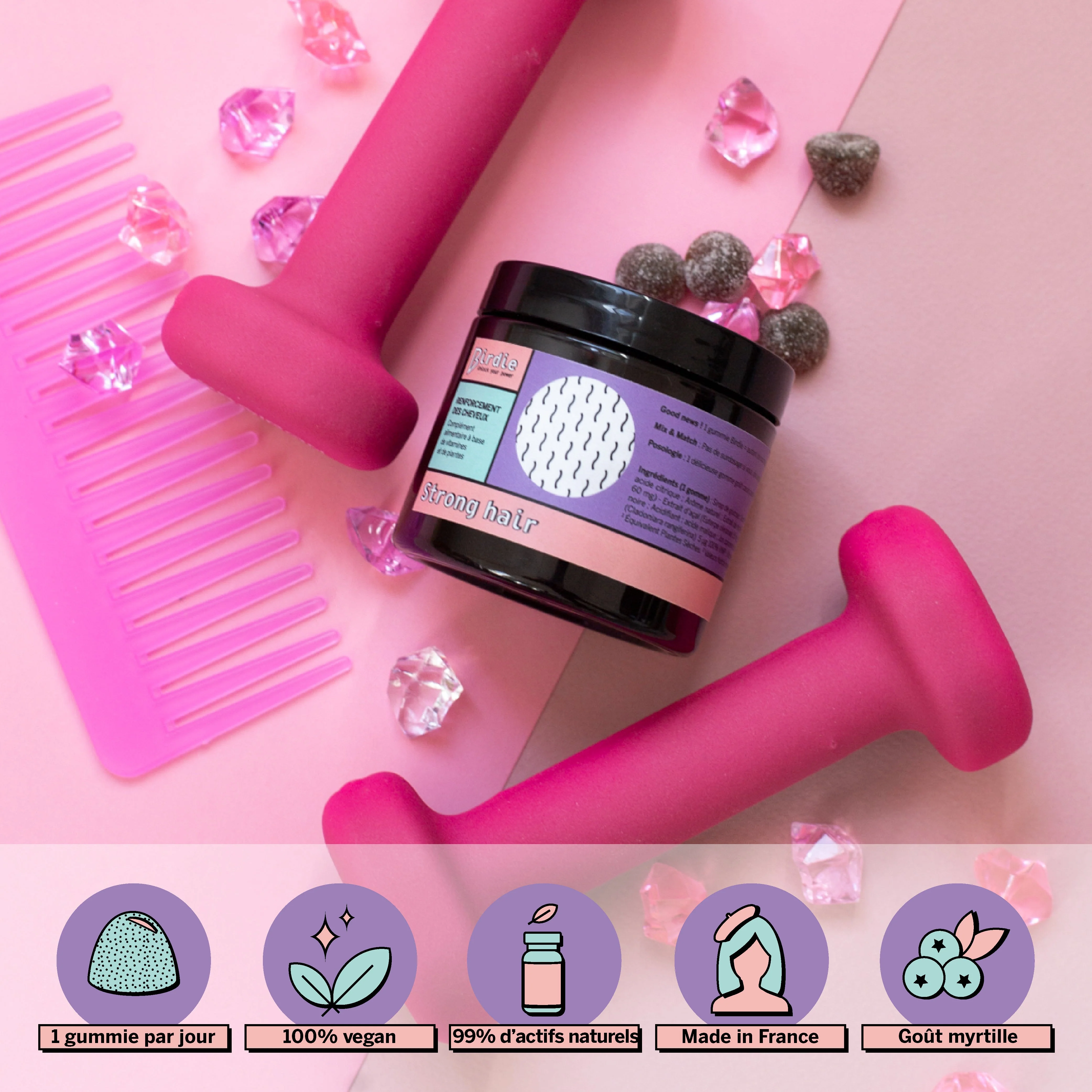 Strong Hair 5 jours offert - Gummies - Image 4